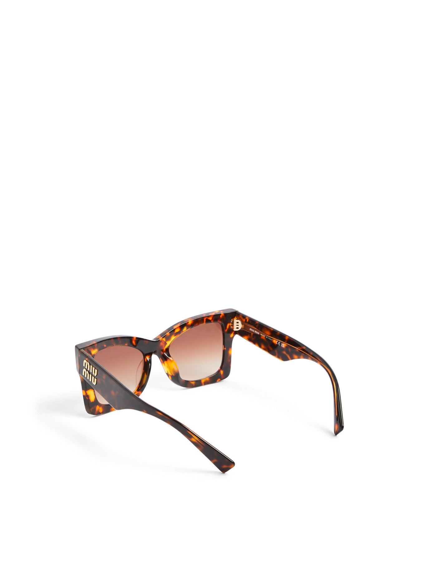 MU 08WS Rectangular Cat Eye Acetate Sunglasses