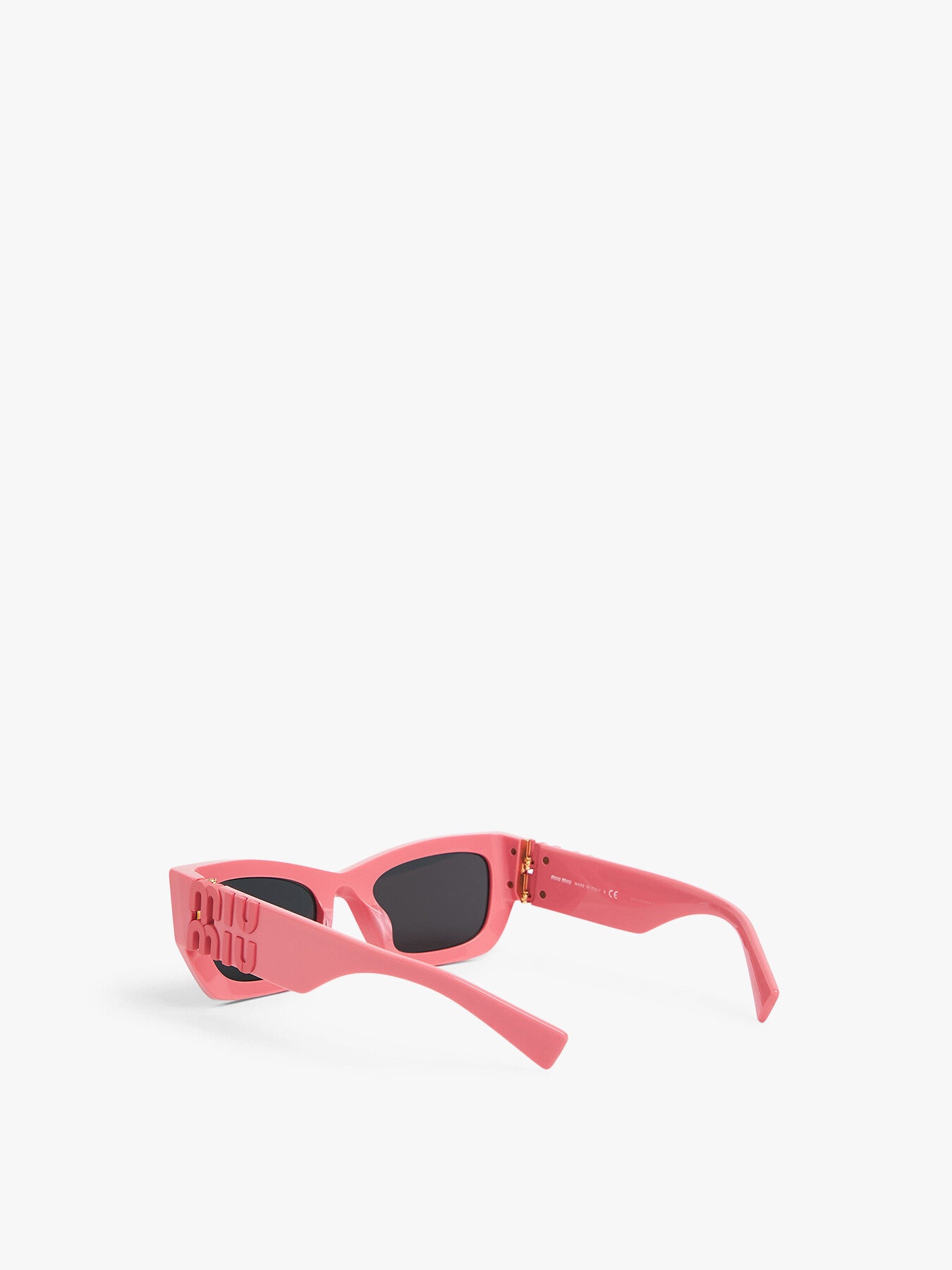 MU 09WS Thick Frame Logo Acetate Sunglasses
