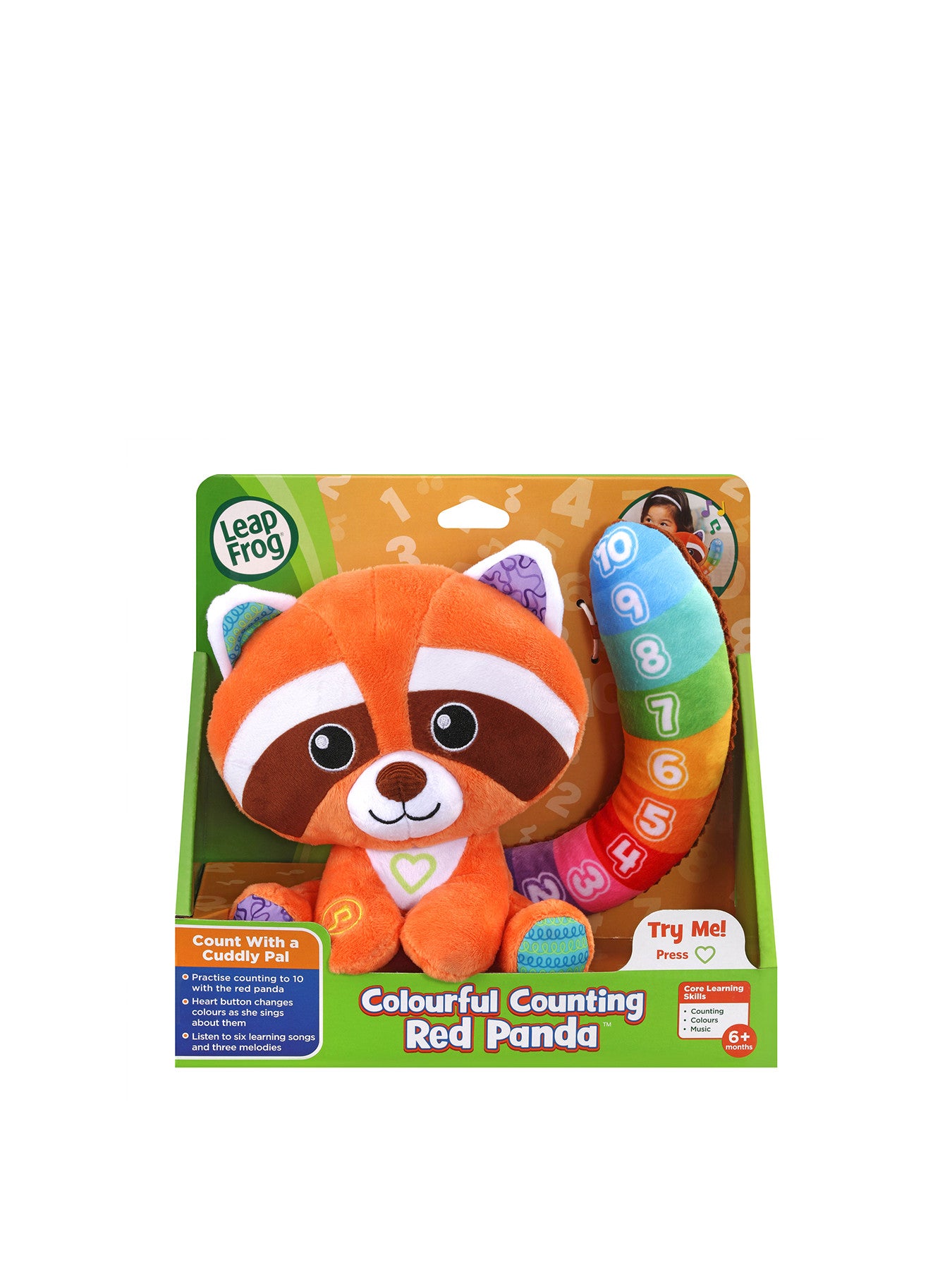 Colourful Counting Red Panda
