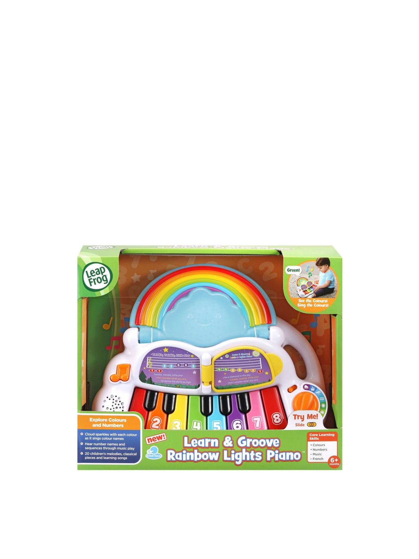 Learn Groove Rainbow Lights Piano