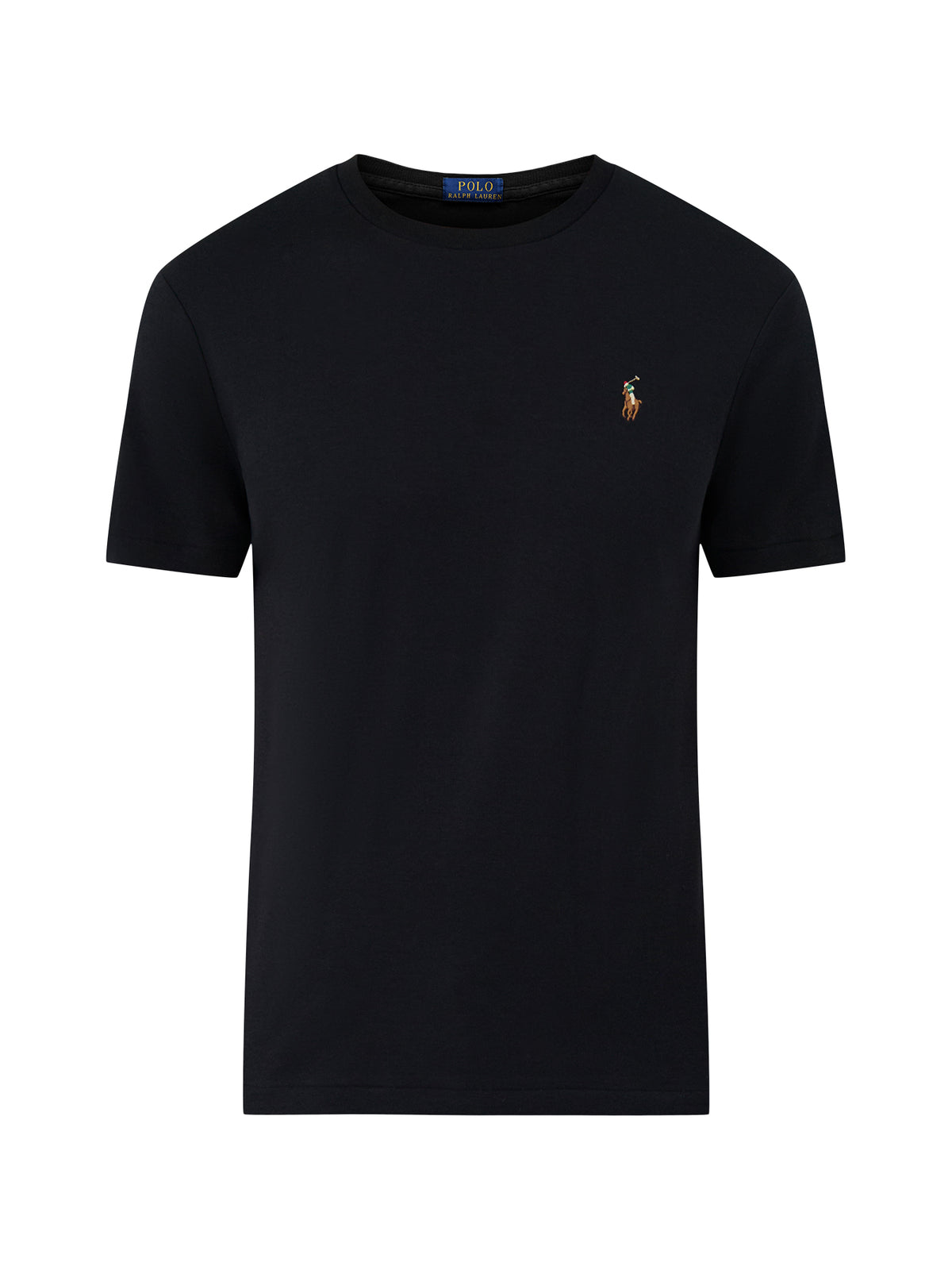 Pima Short Sleeve T-Shirt Polo Black
