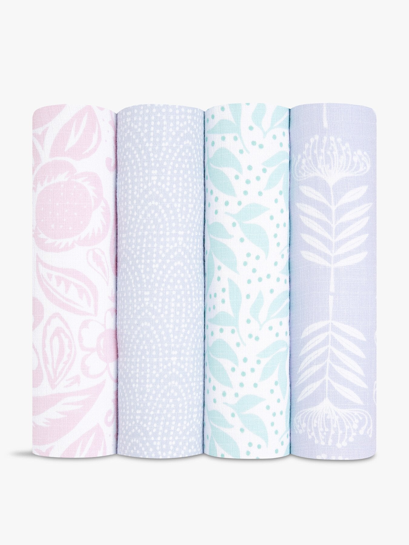 Muslin Swadle Blanket 4-Pack Damsel