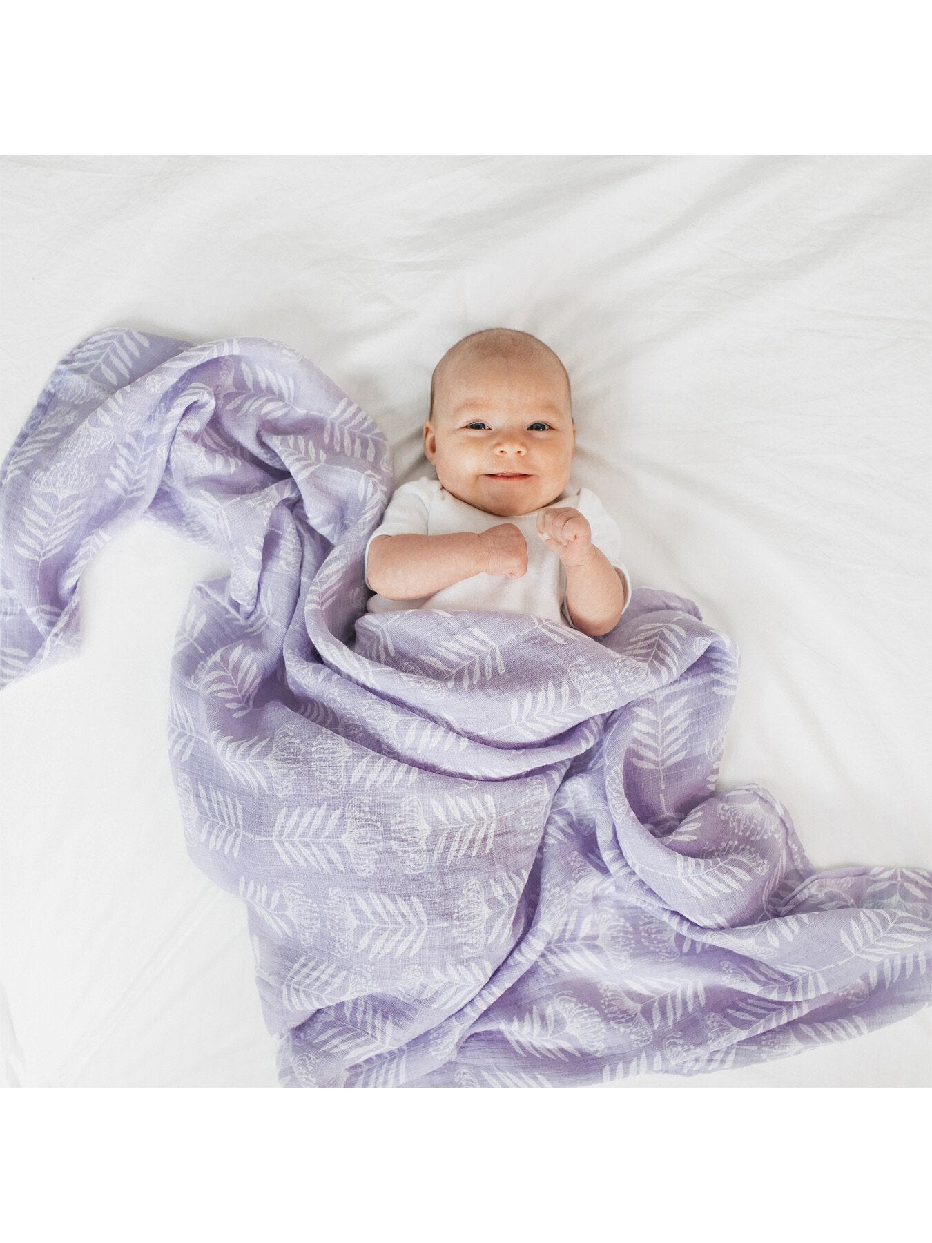 Muslin Swadle Blanket 4-Pack Damsel