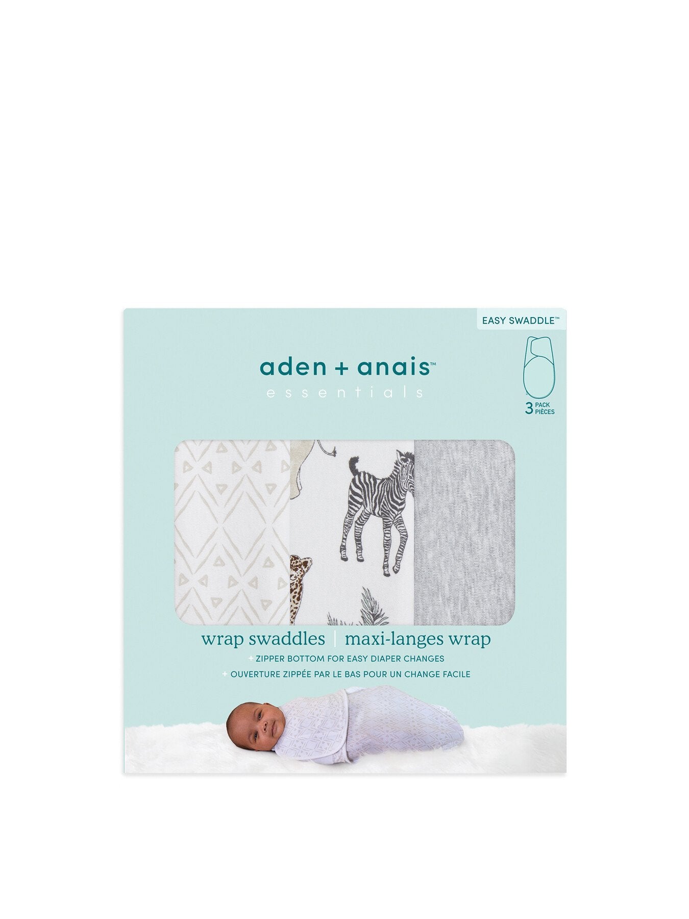 Essential Wrap Swadles 3-Pack Toile