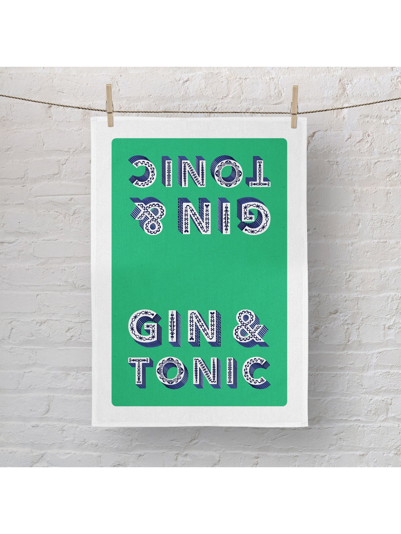 Gin Tonic Tea Towel