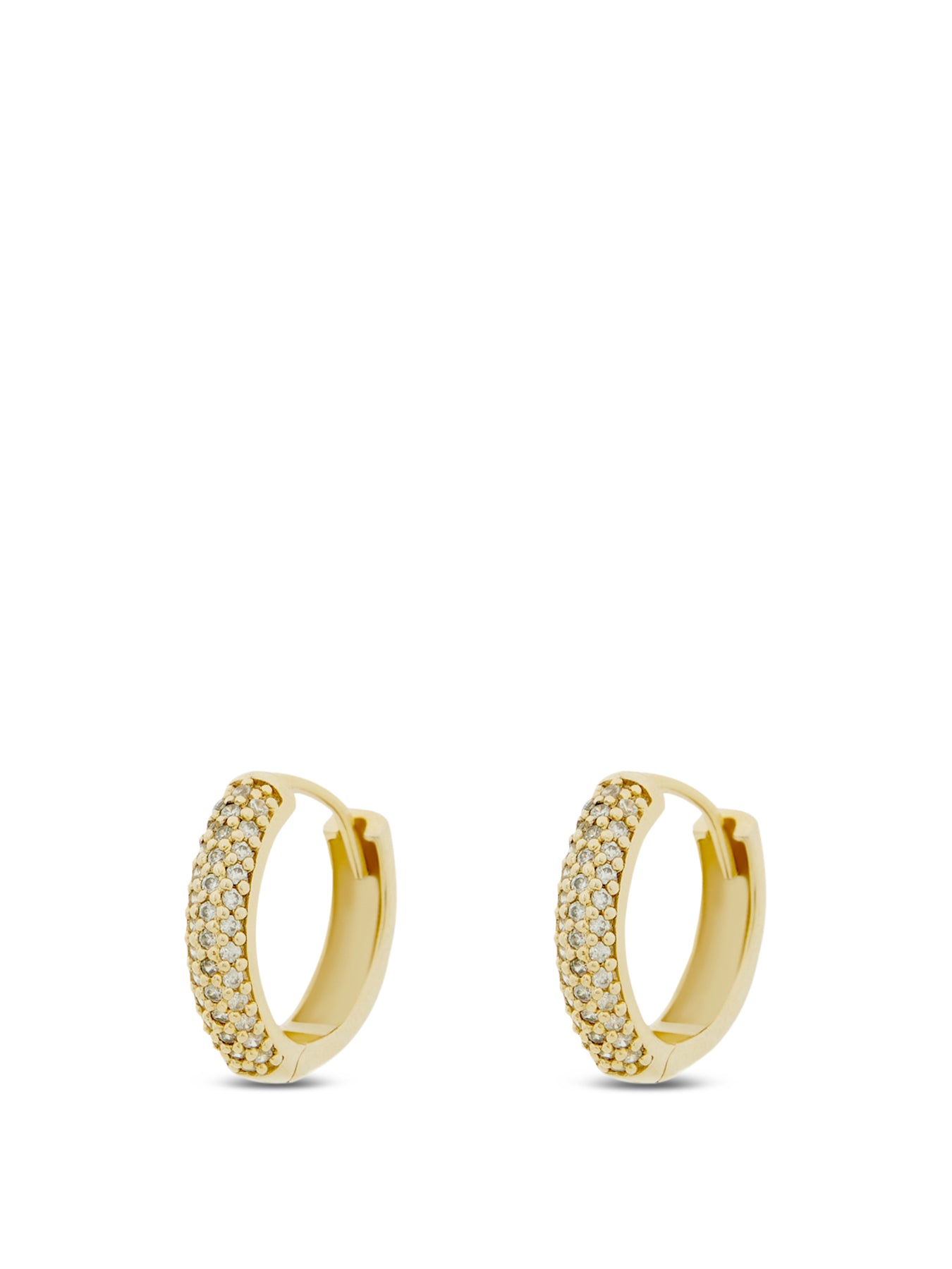 Dana Hoops Gold Vermeil