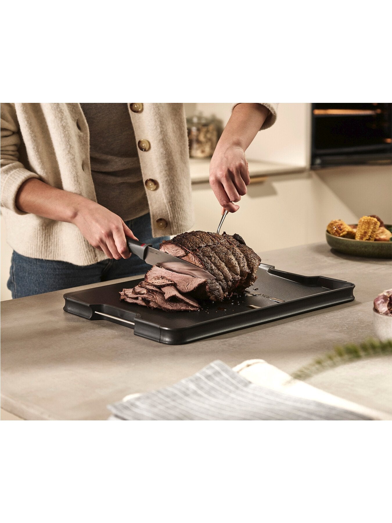 CutCarve Plus Large Multi-function Chopping Board