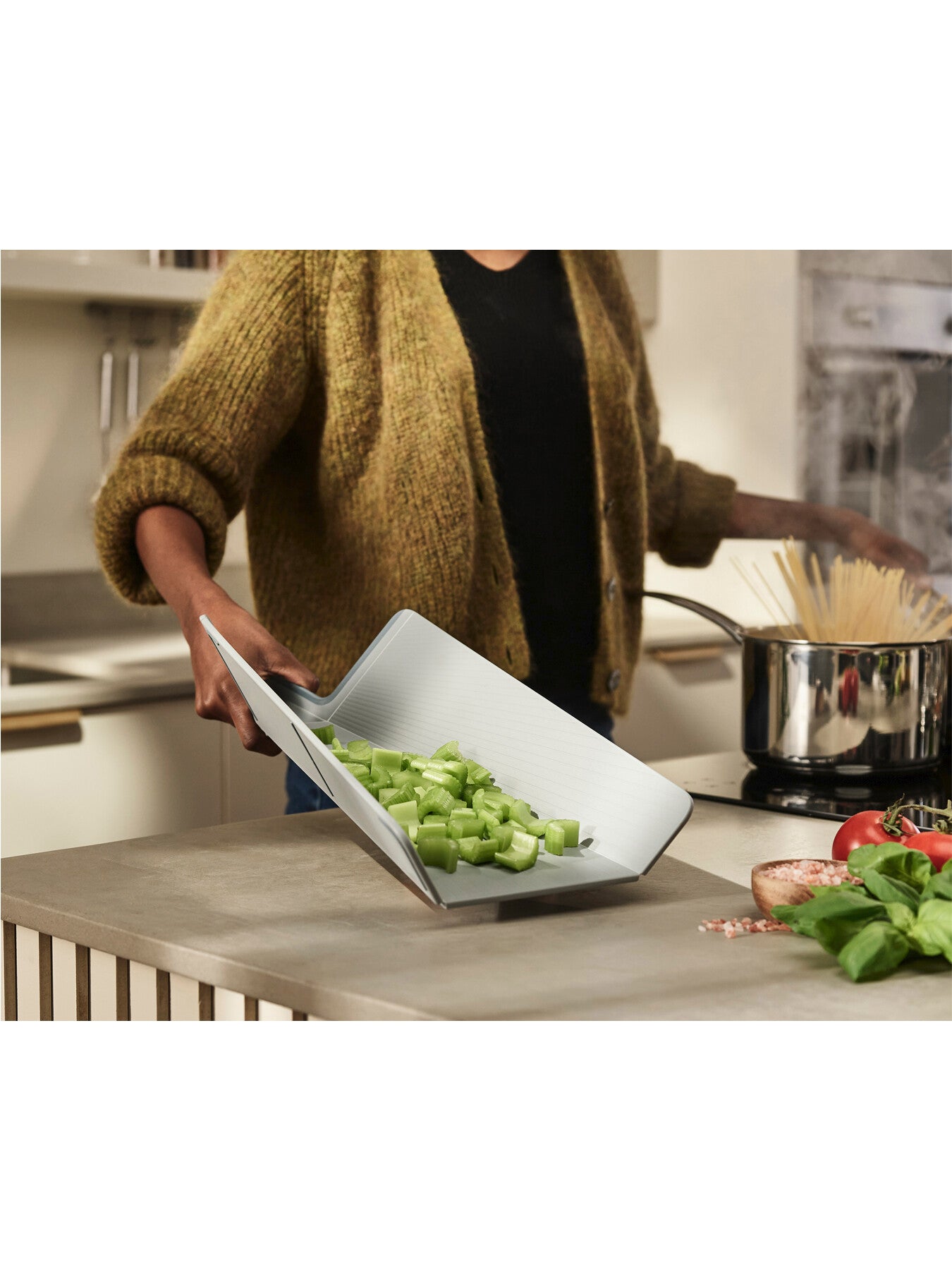 Chop2Pot Plus Regular Folding Chopping Board
