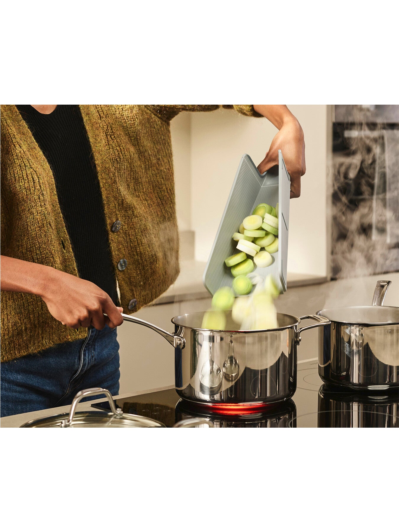 Chop2Pot Plus Regular Folding Chopping Board