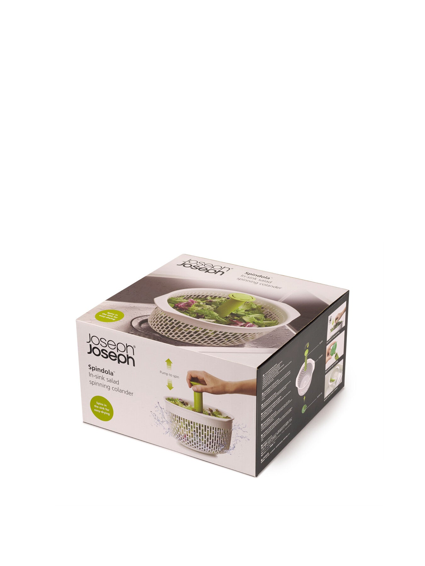 Spindola In Sink Salad Spinning Colander