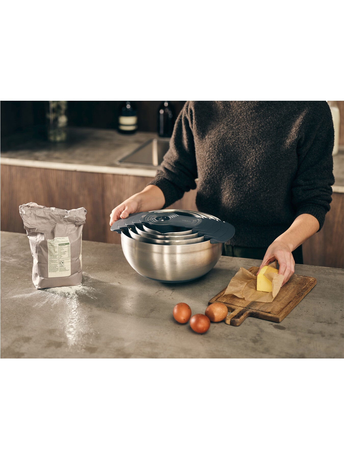 Nest 9 Steel Food Preparation Set