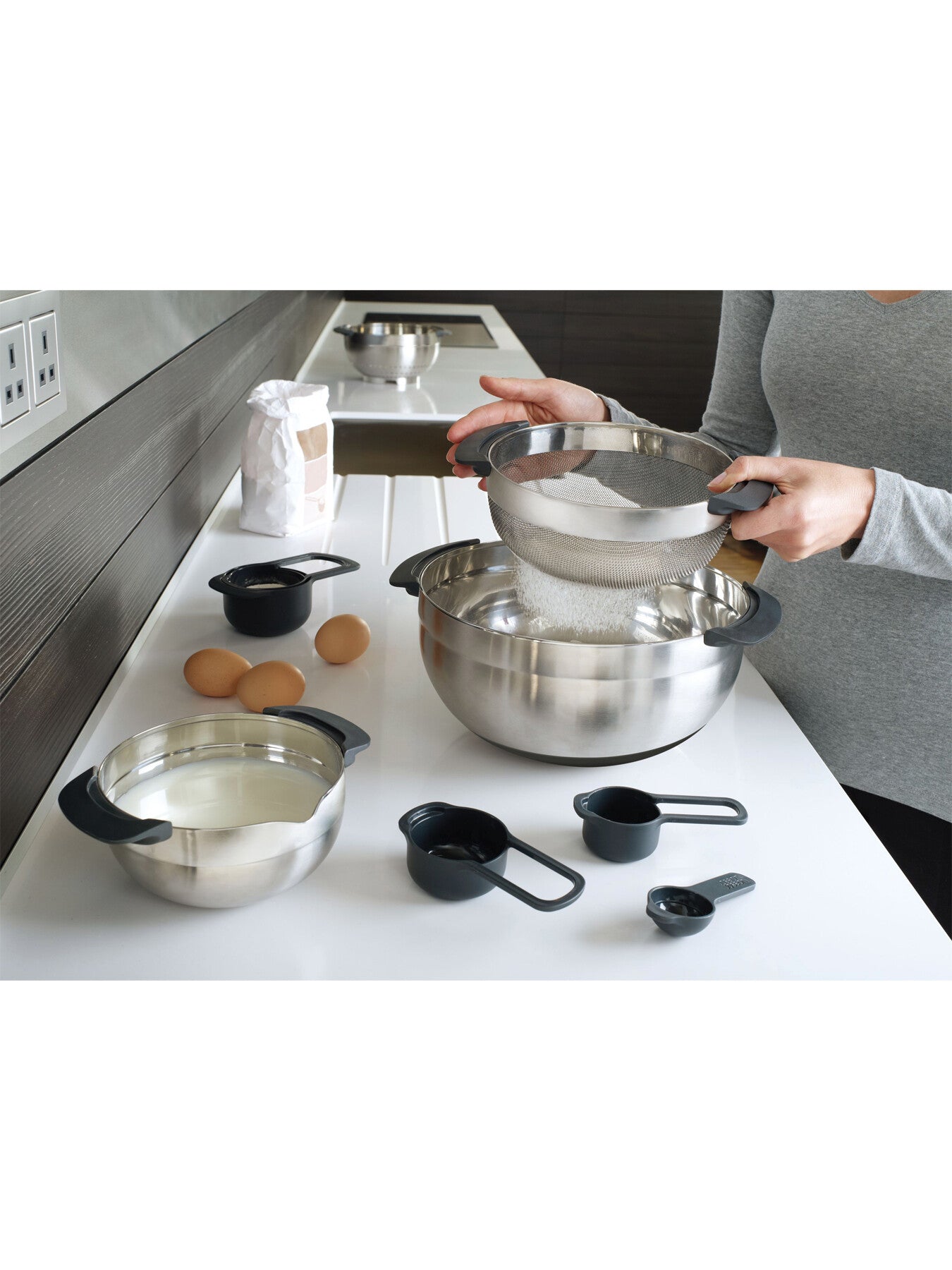Nest 9 Steel Food Preparation Set