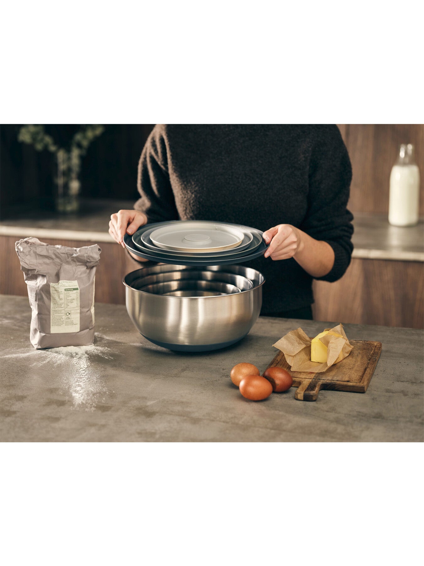 Nest PrepStore Steel Bowl Set