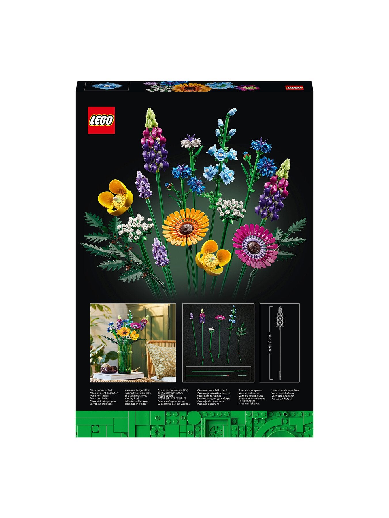 Icons Wildflower Bouquet Set for Adults 10313