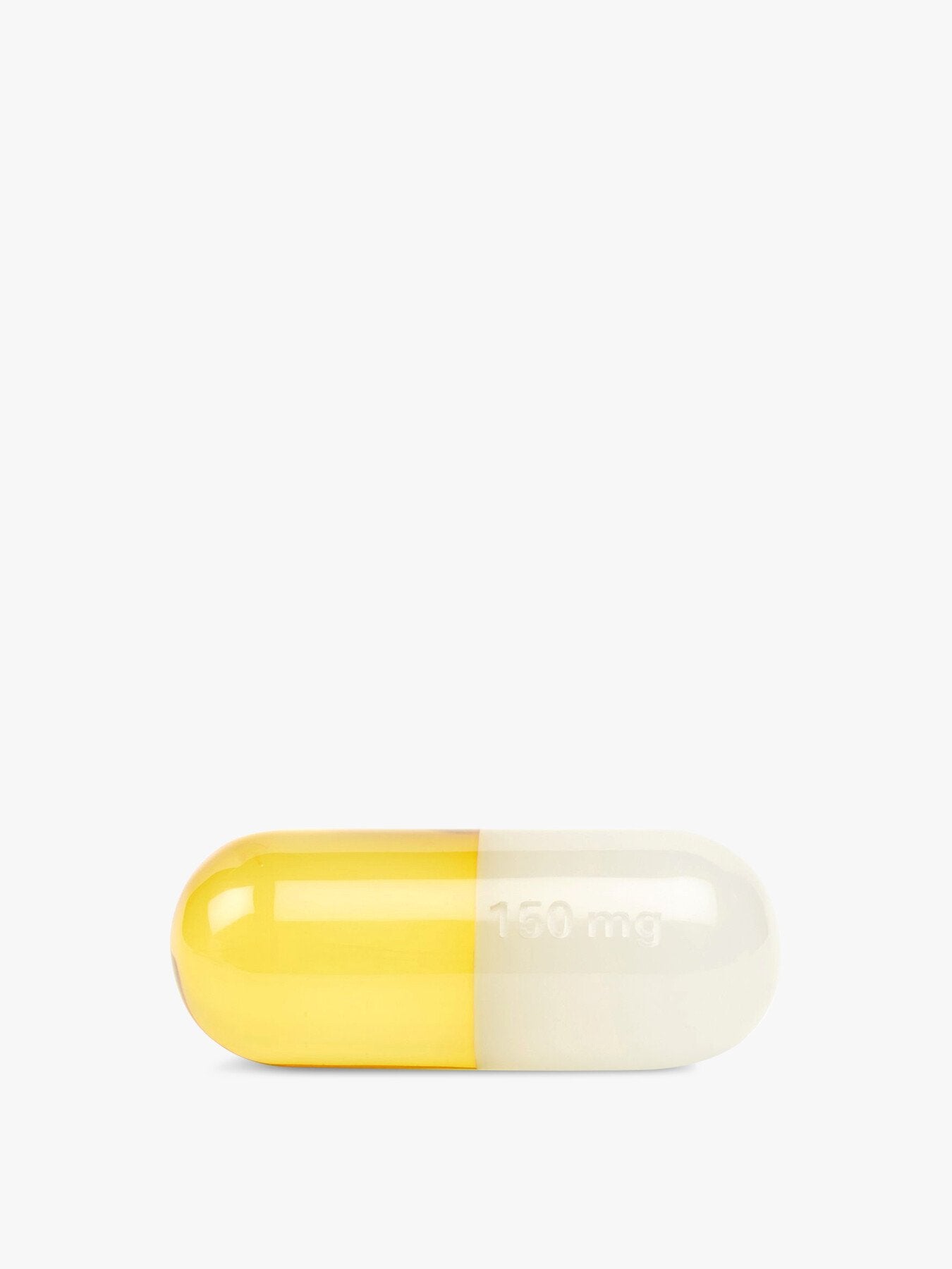 Small Acryclic Pill Yellow