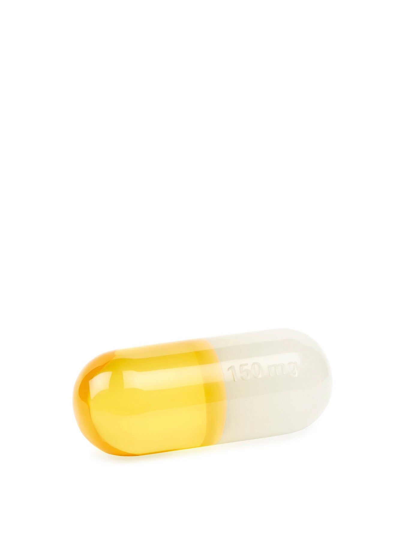 Small Acryclic Pill Yellow