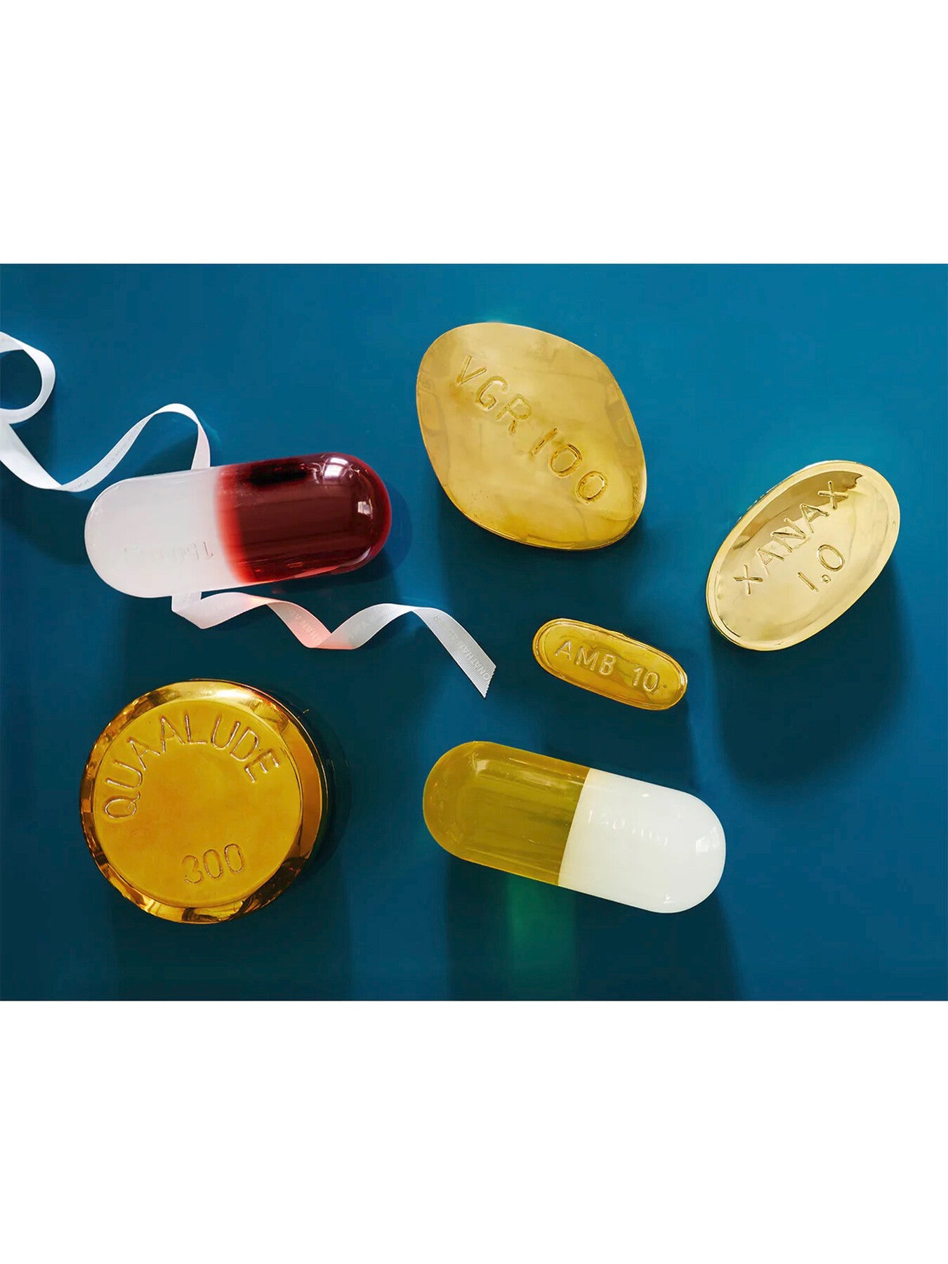 Small Acryclic Pill Yellow