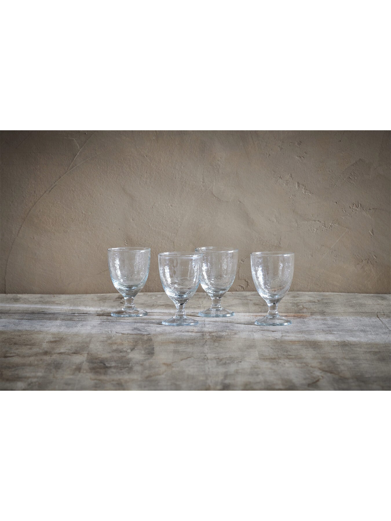 Yala Hammered Wine Glass Set of 4