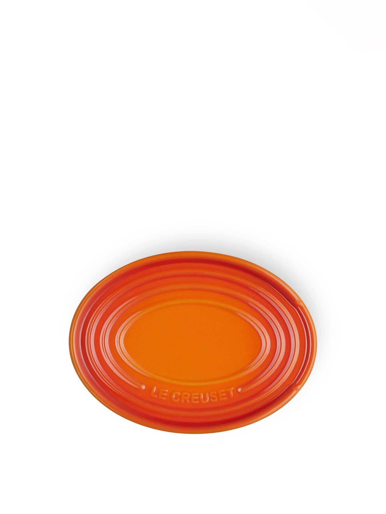 Stoneware Oval Spoon Rest Volcanic