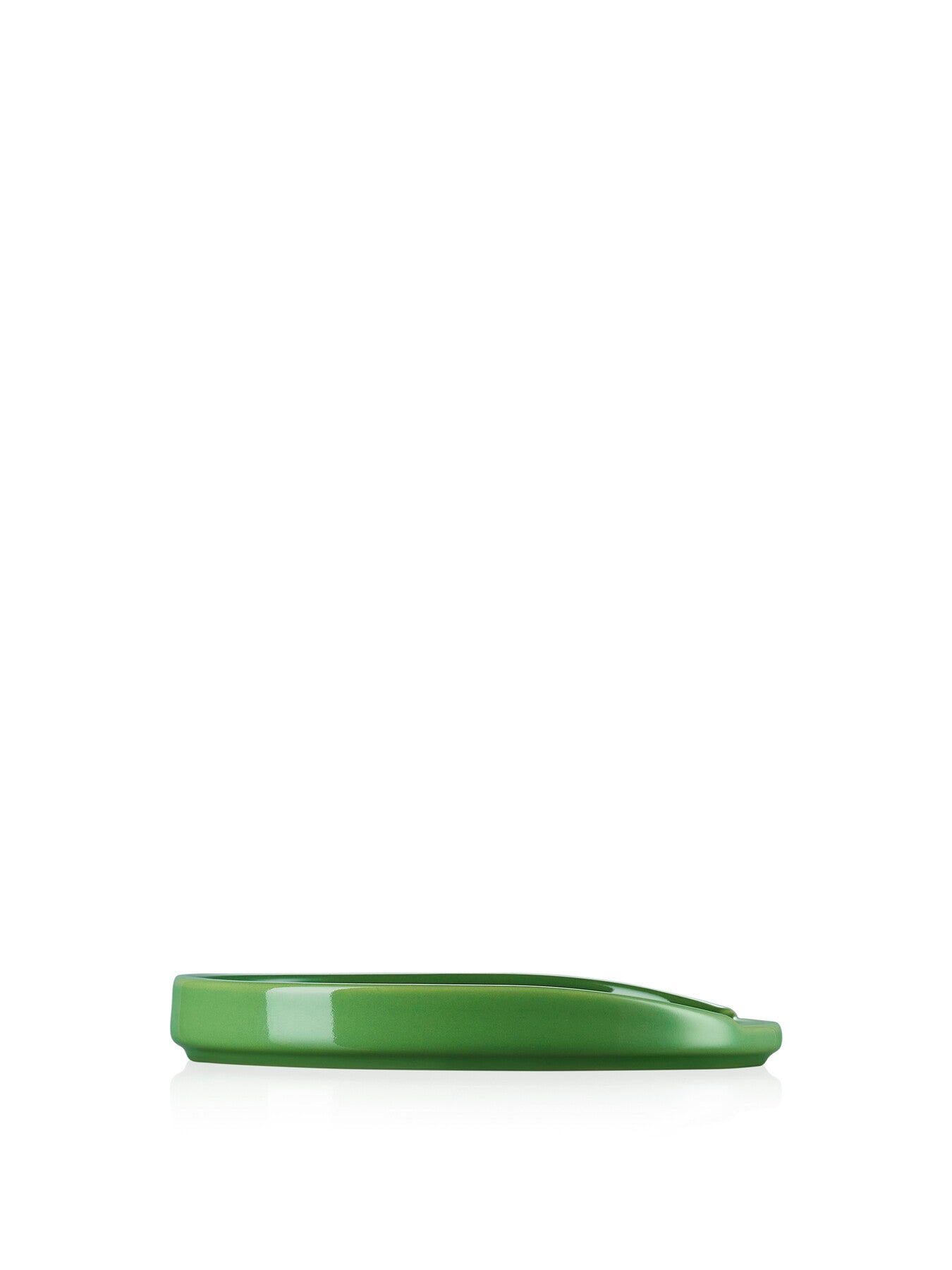 Oval Spoon Rest Bamboo Green