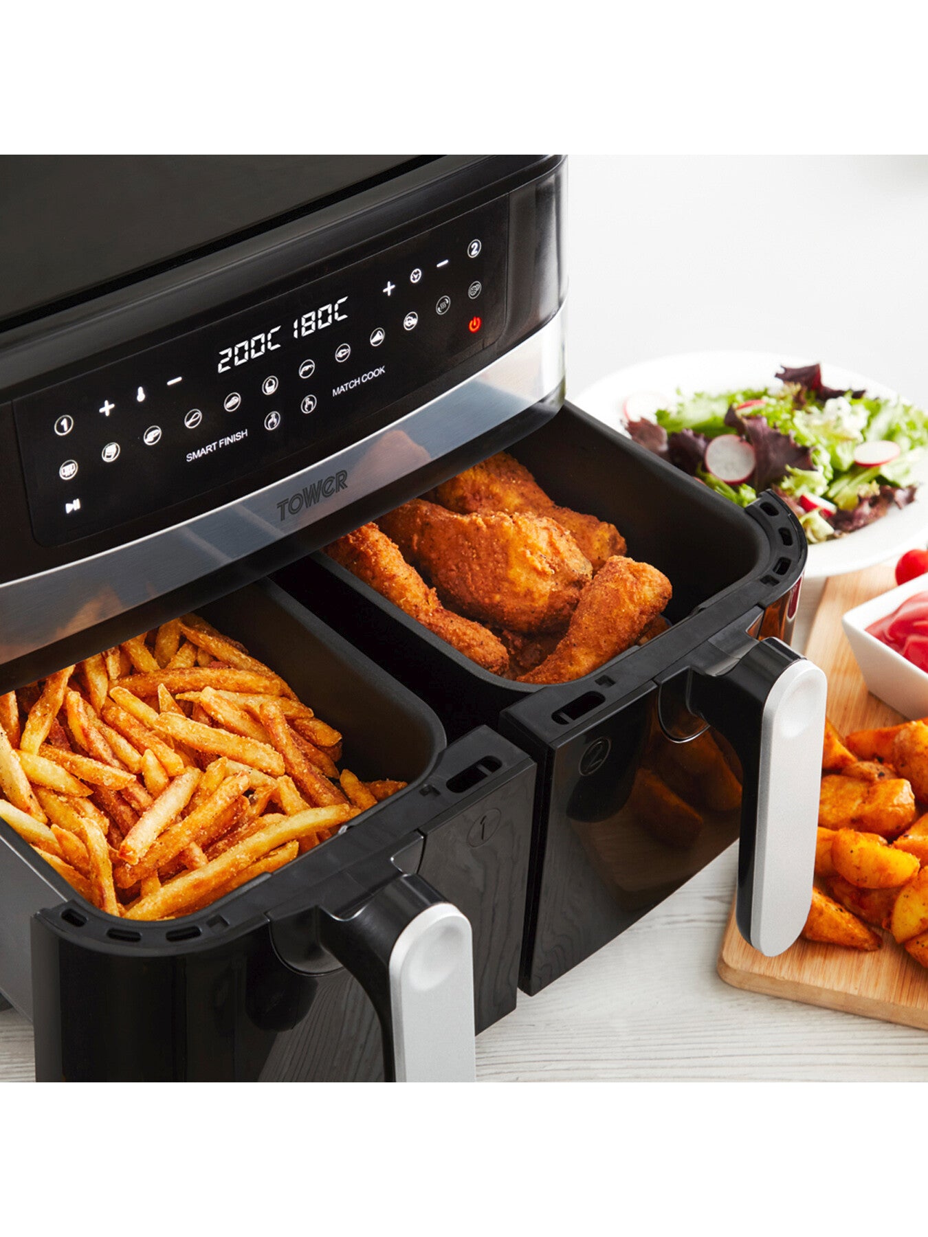 Air Fryer Dual Basket 9L