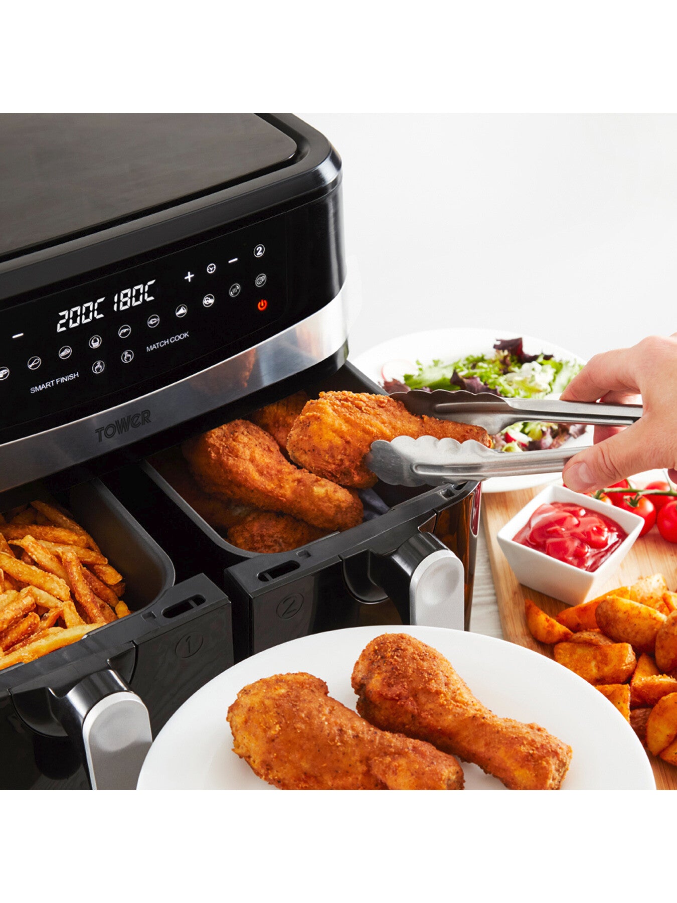 Air Fryer Dual Basket 9L
