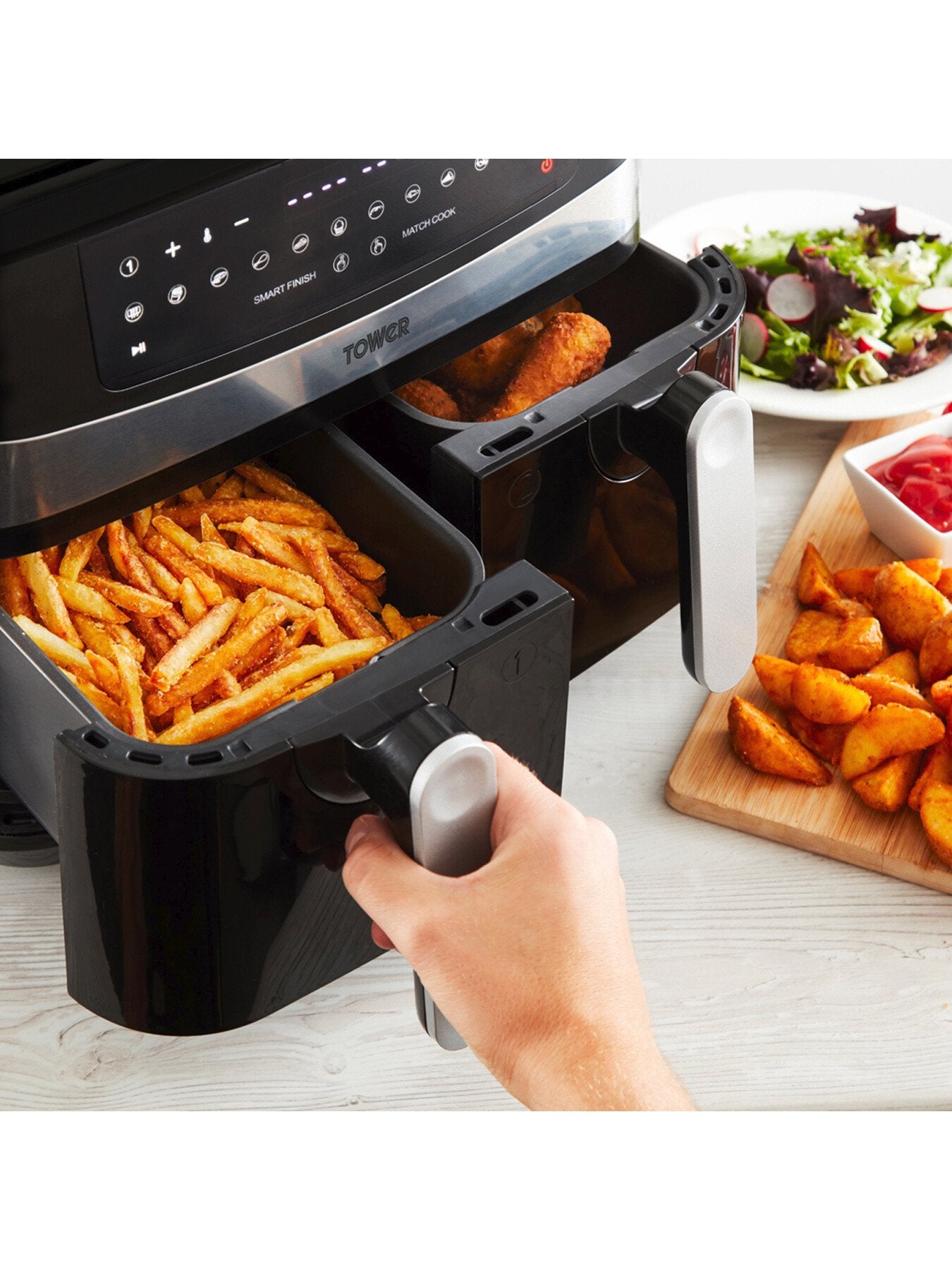 Air Fryer Dual Basket 9L