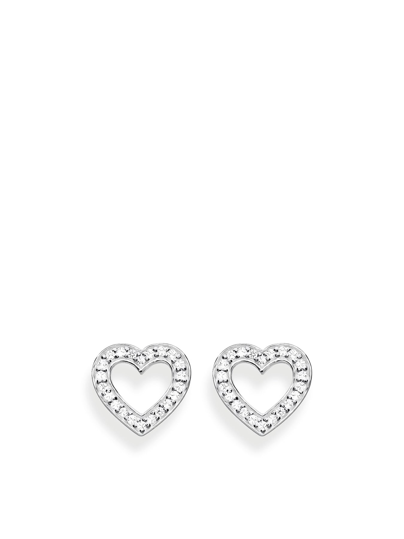 Open heart Ear Studs
