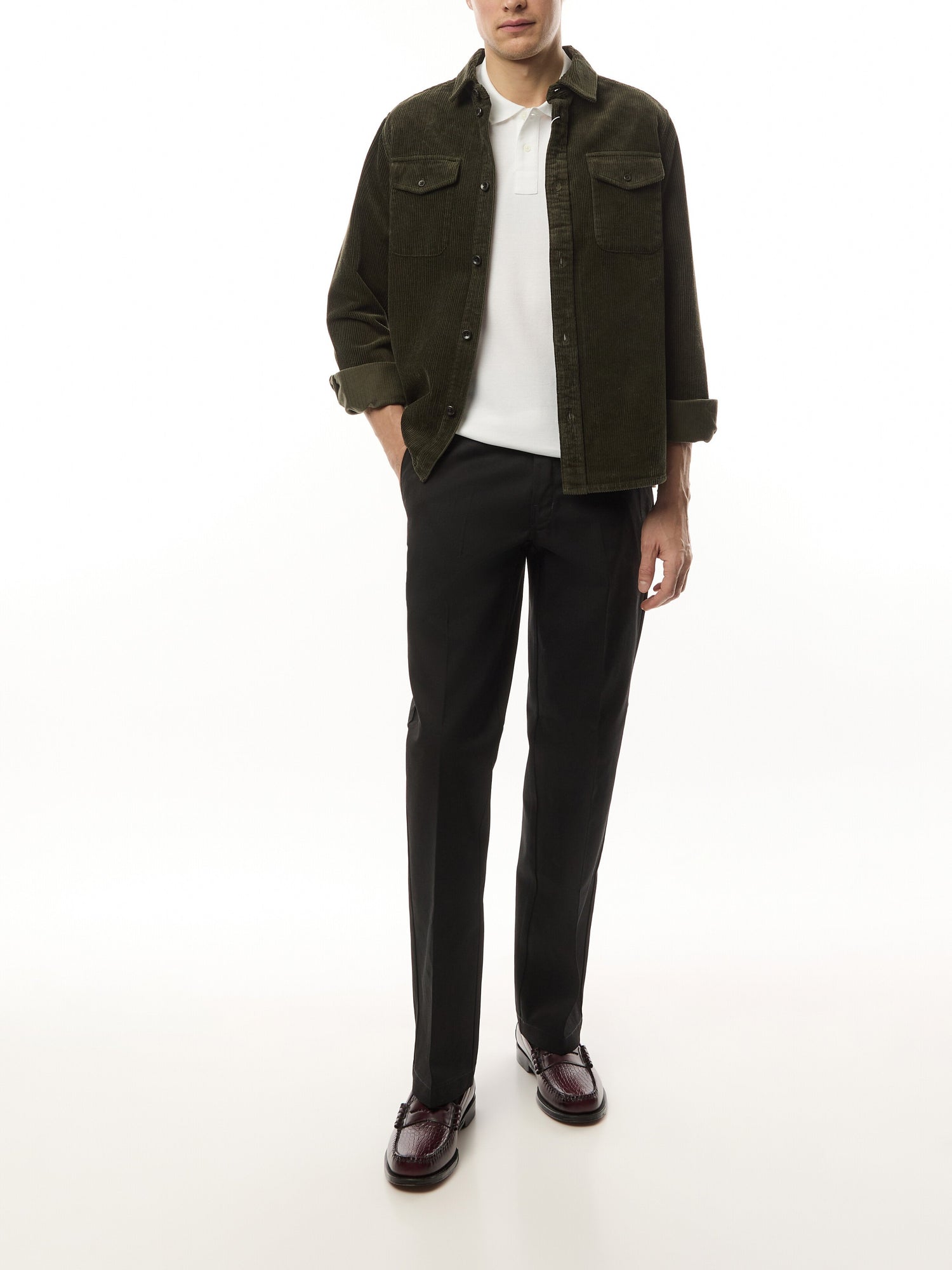 Mens Reg Fit Short Sleeve Polo Shirt Zebra