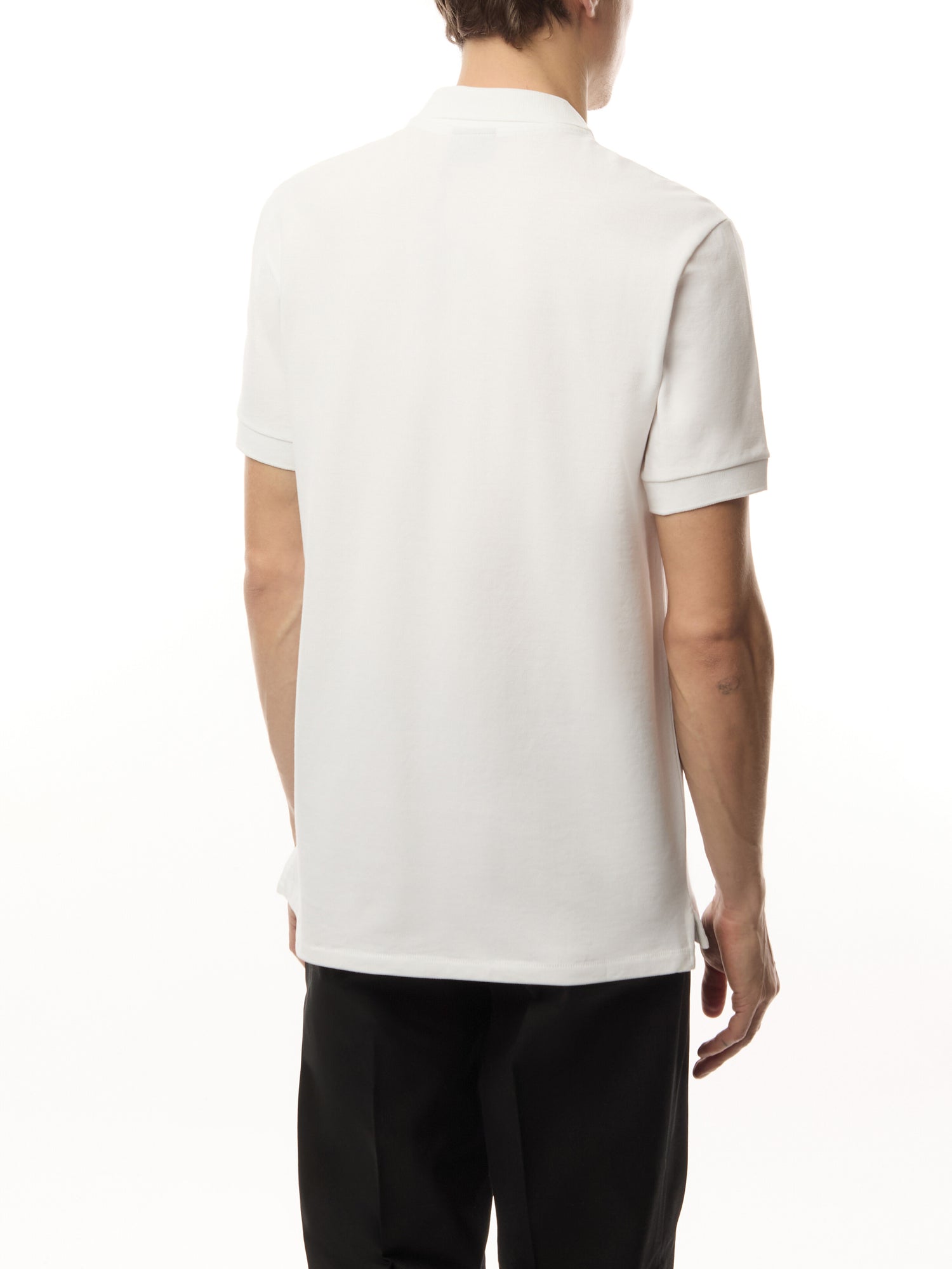 Mens Reg Fit Short Sleeve Polo Shirt Zebra