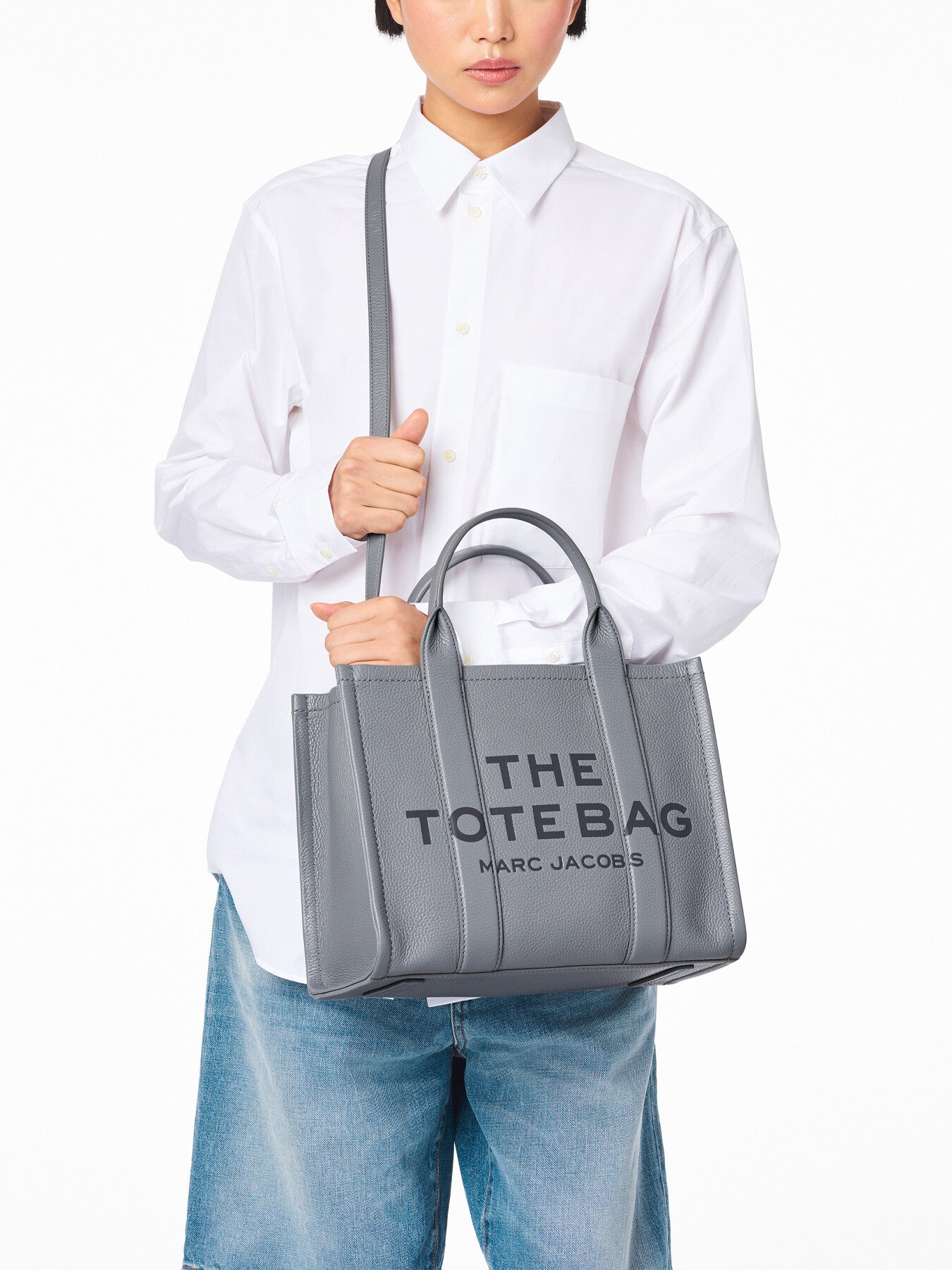The Leather Medium Tote Bag