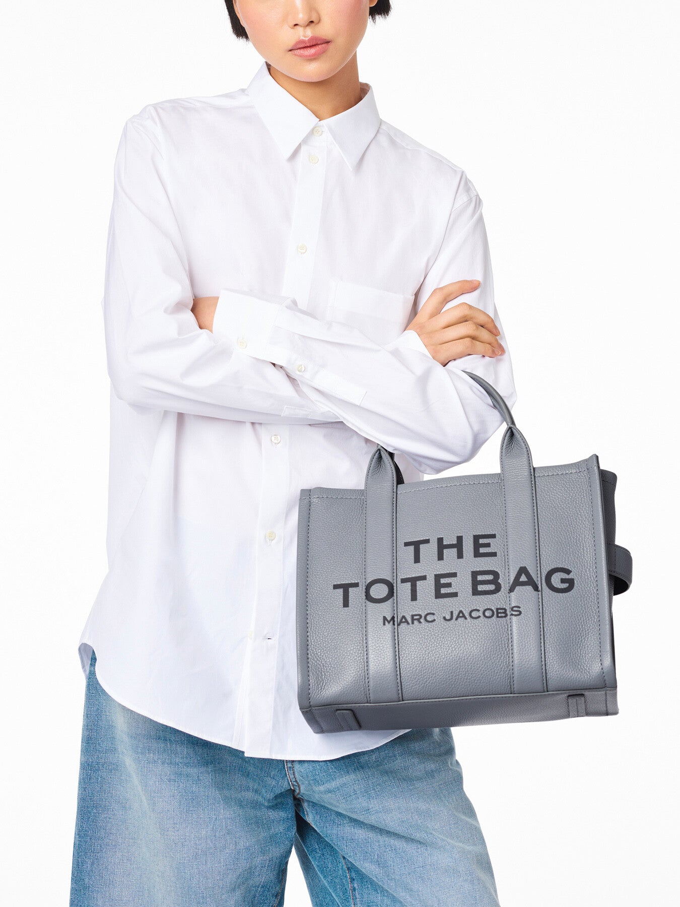 The Leather Medium Tote Bag