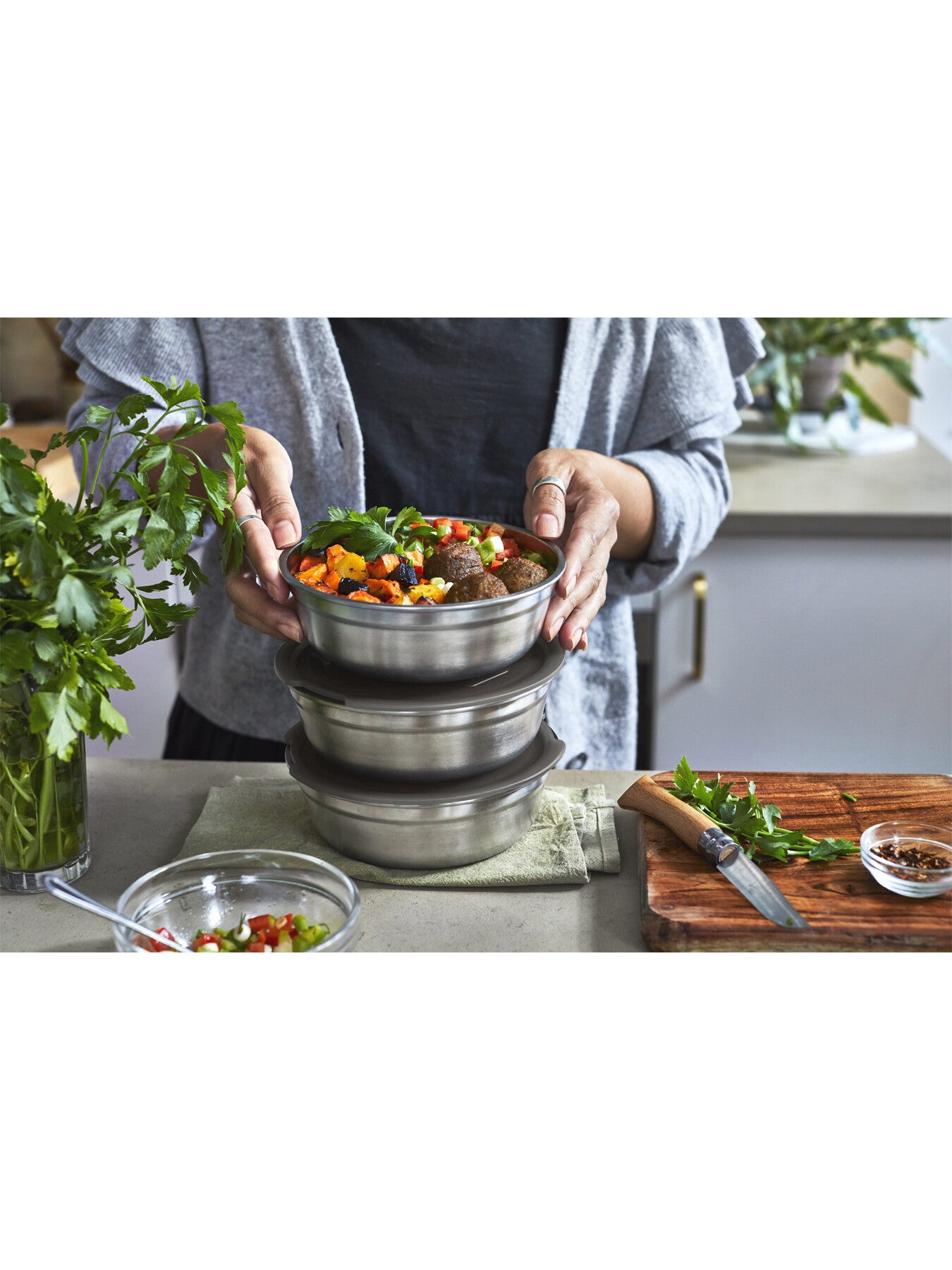 Multi Function Small Round Food Box