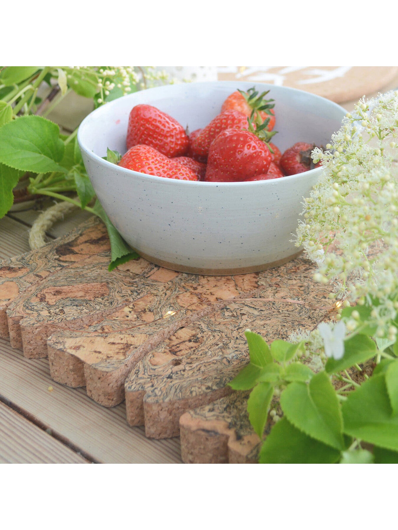 Ice Grey Cork 5 Fish Trivet