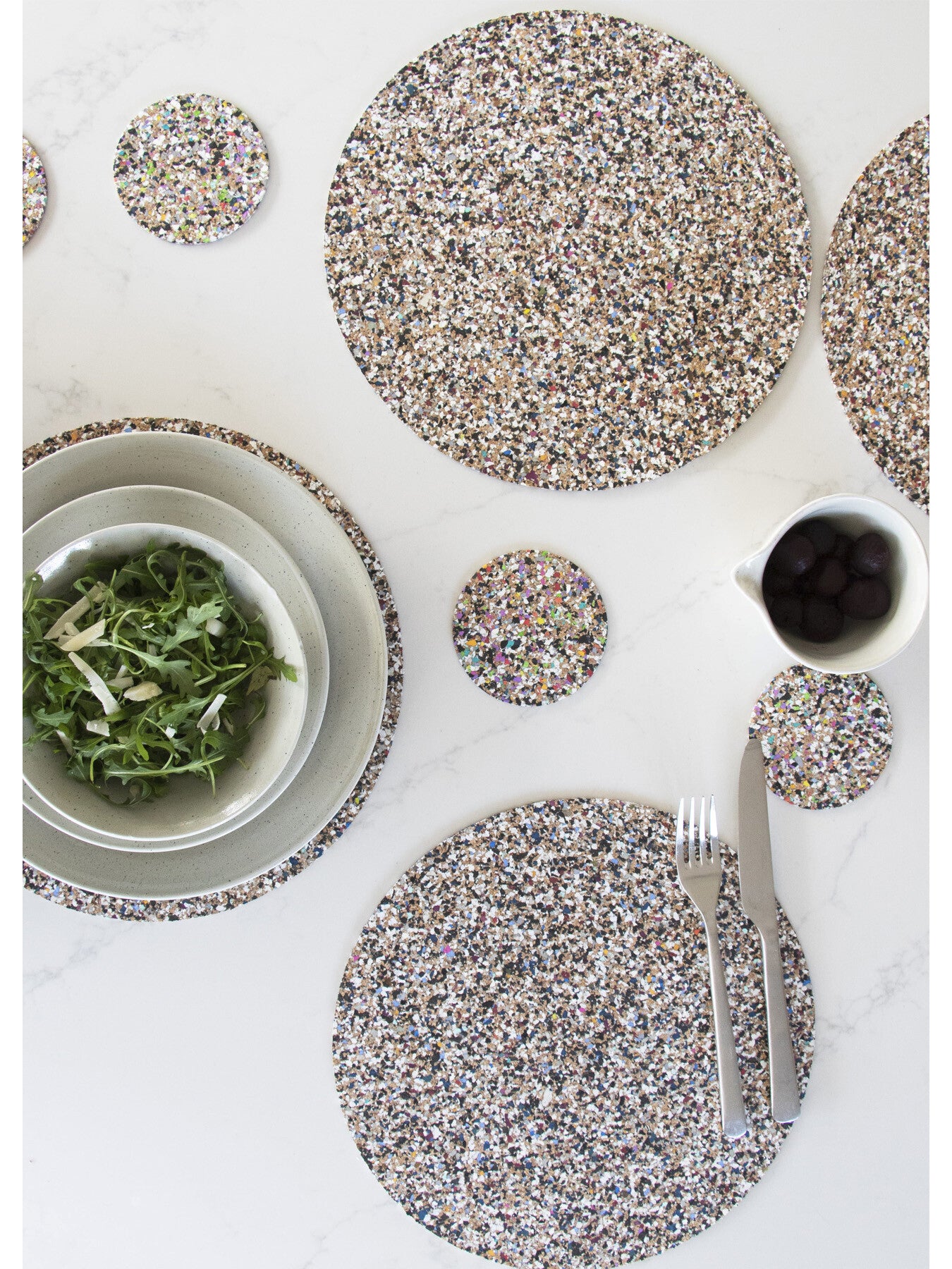 Beach Clean Round Placemat Set of 4