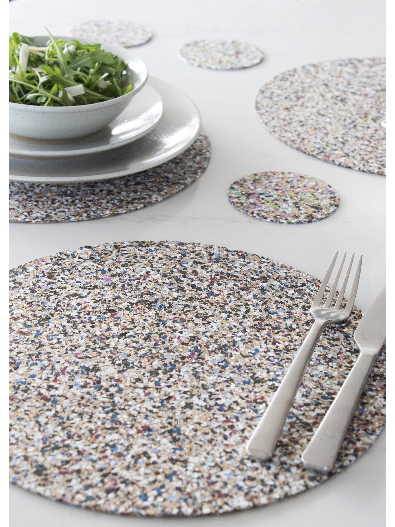 Beach Clean Round Placemat Set of 4