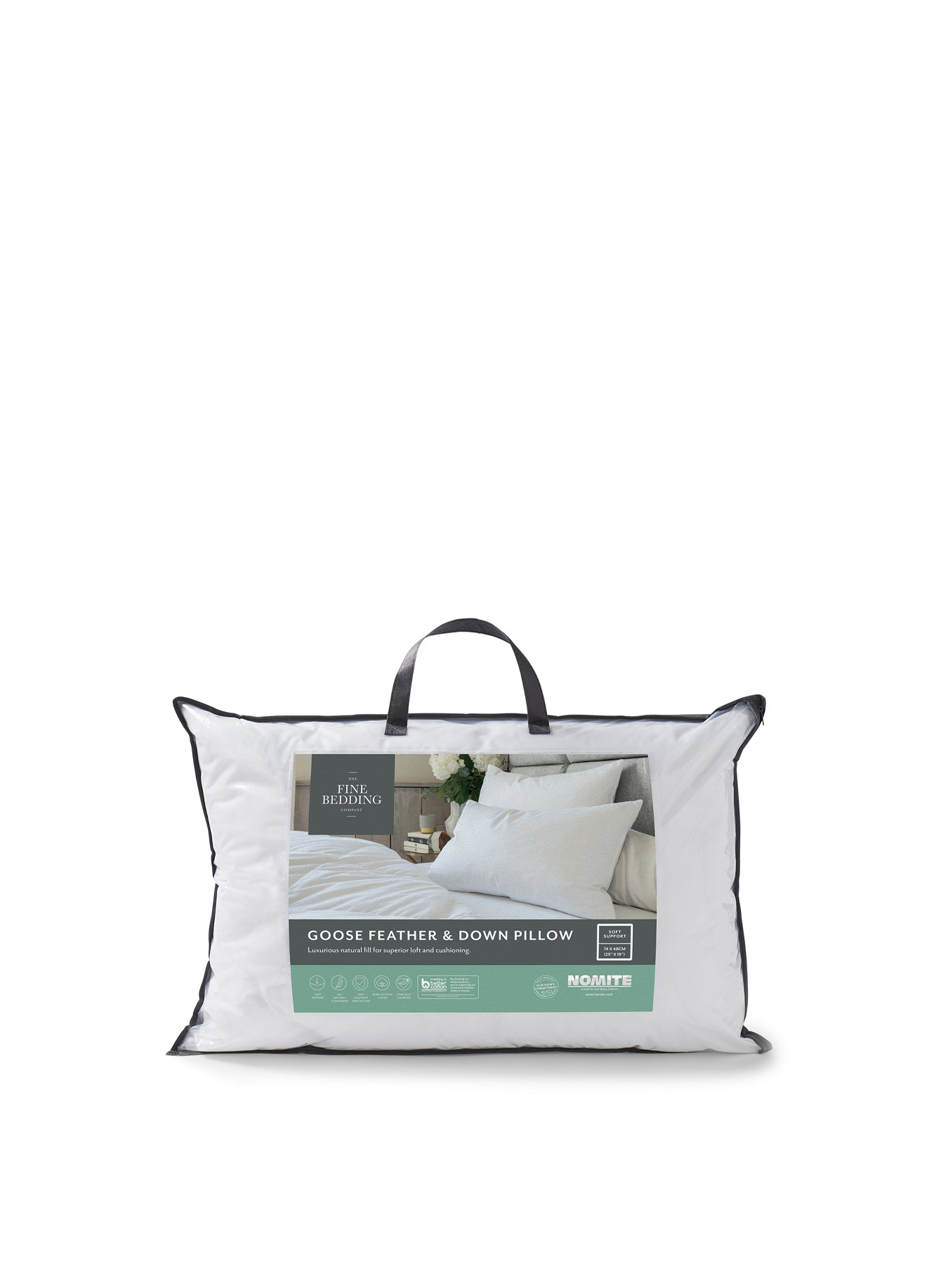 Goose Feather and Down Pillow
