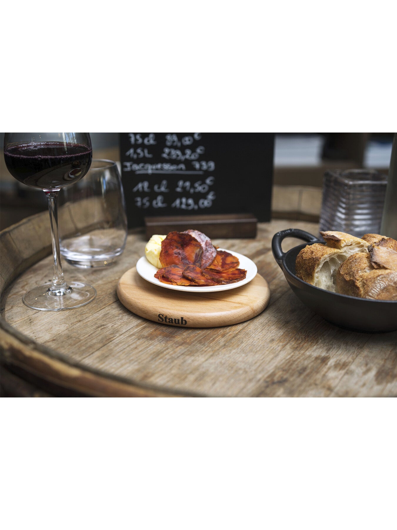 Round Beech Magnetic Trivet