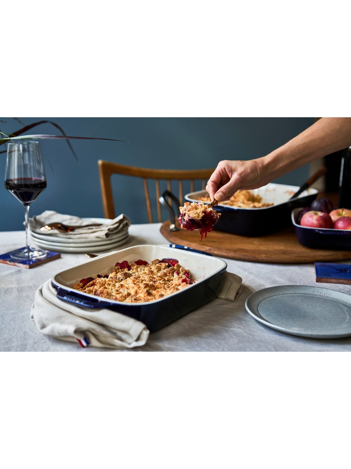 Oven Dish Dark Blue 4.5L