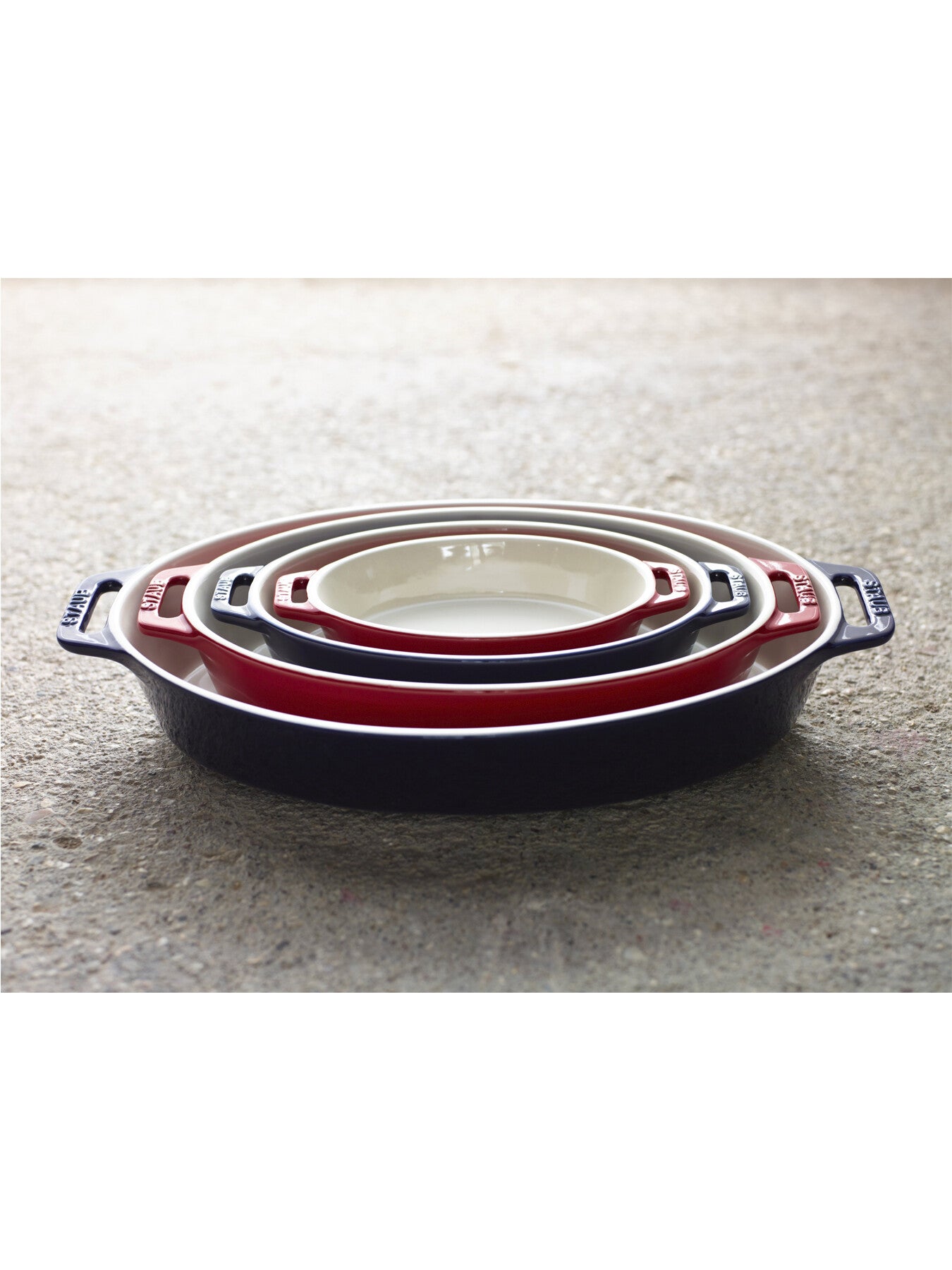 Oval Oven Dish Cherry