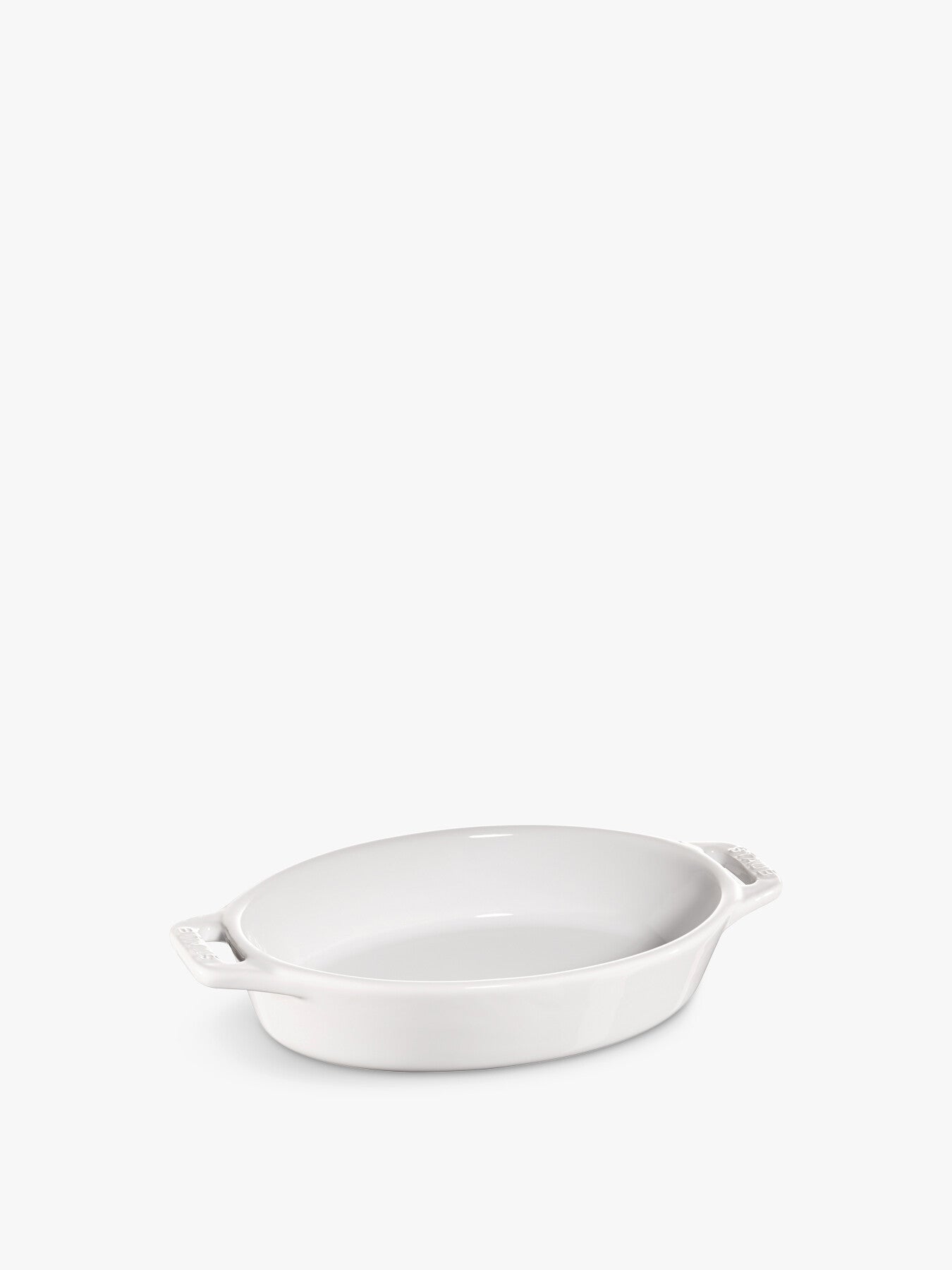 Oval Oven Dish White