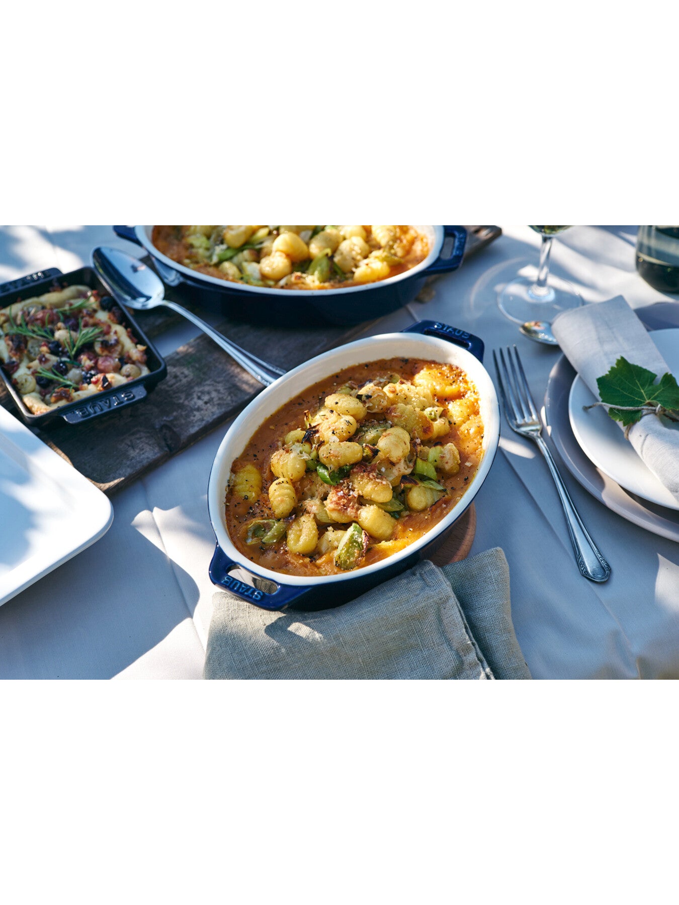 Oval Oven Dish Dark Blue