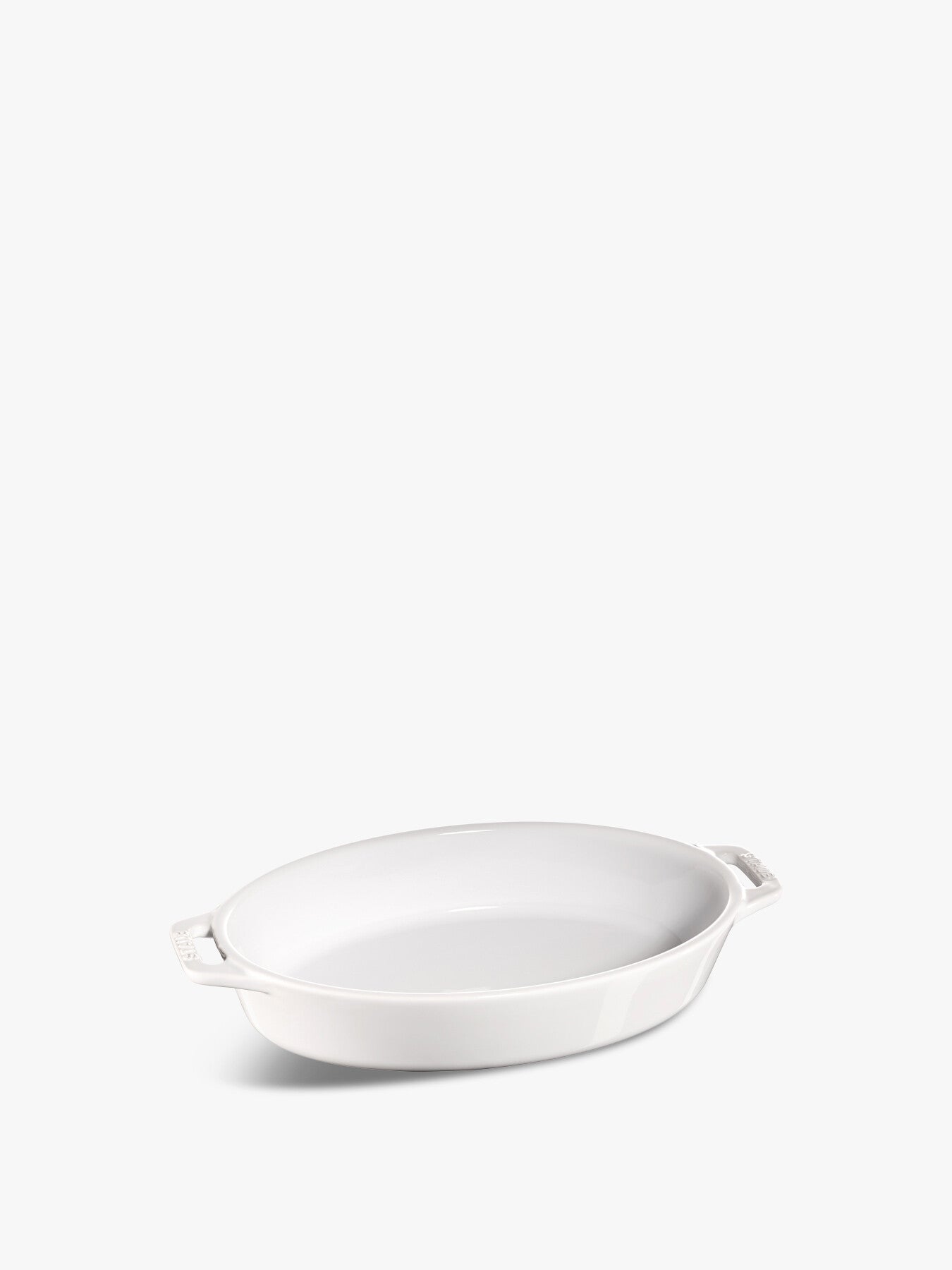 Oval Oven Dish White