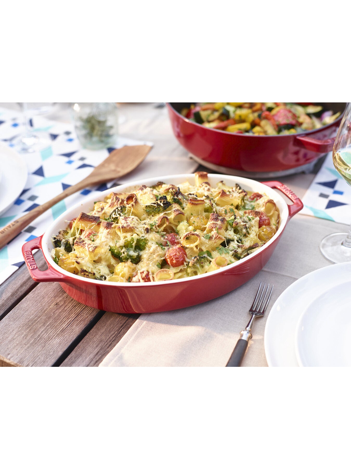 Oval Oven Dish Cherry