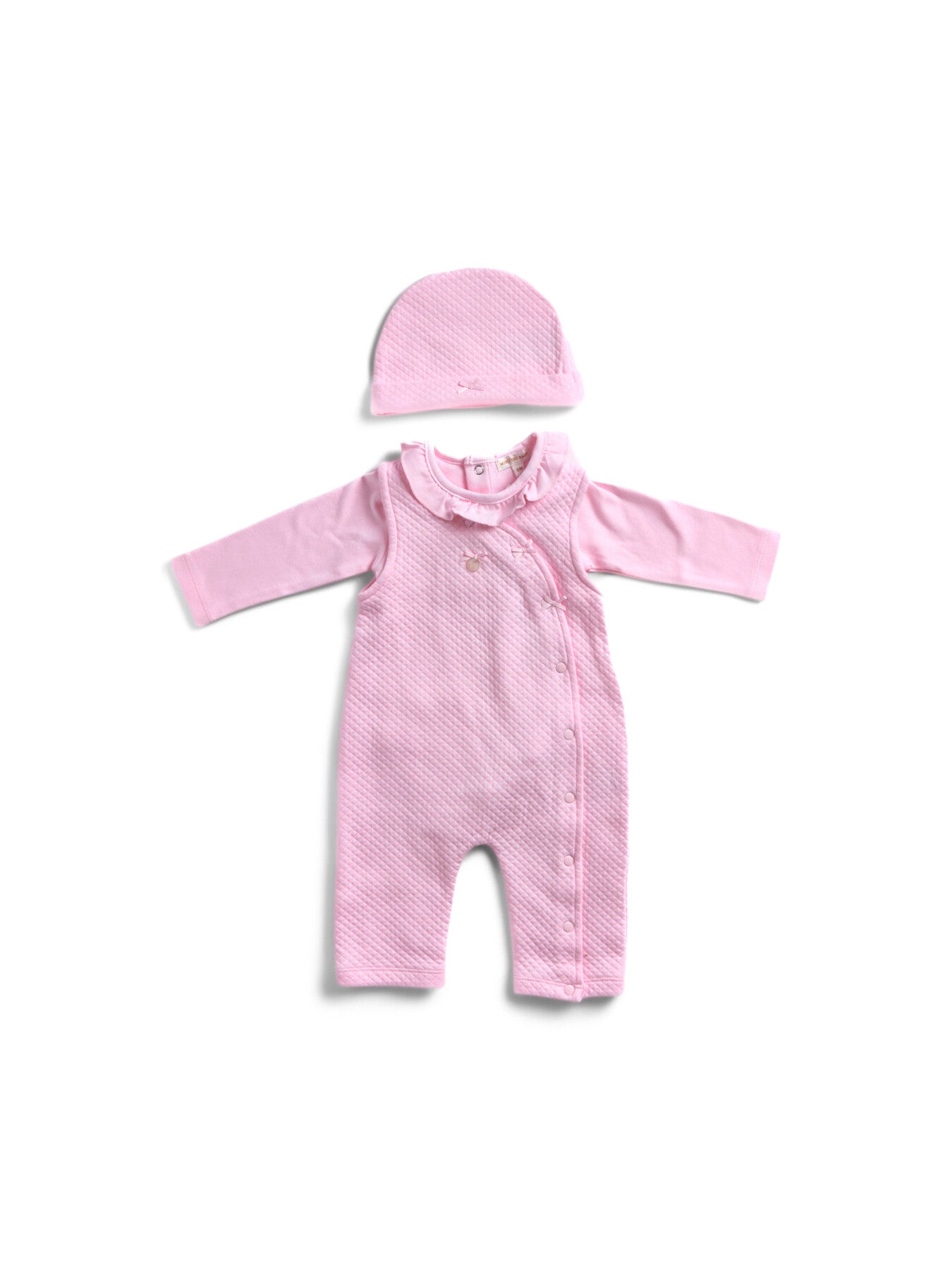 Quilted Body Dungaree and Hat