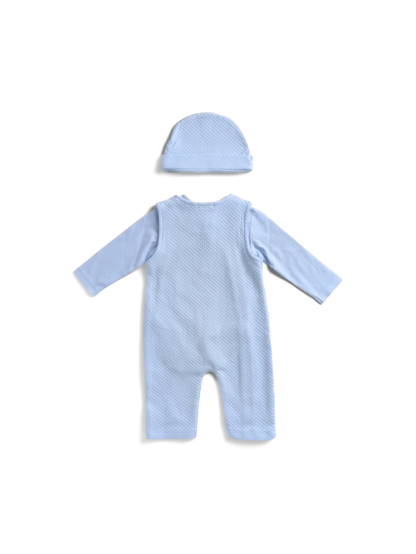 Quilted Body Dungaree and Hat