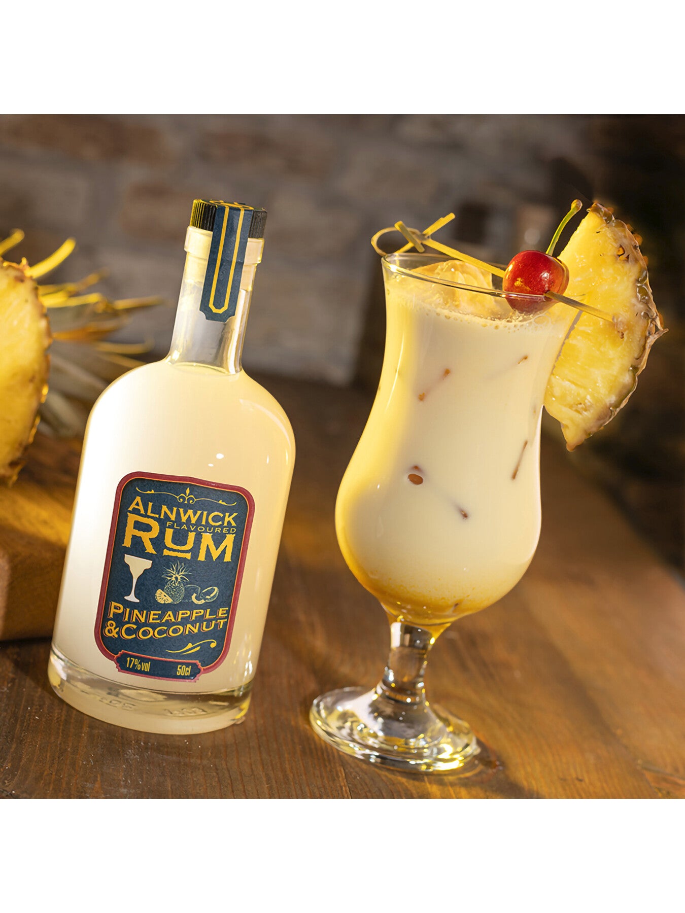 Alnwick Rum Pineapple and Coconut Liqueur 50cl