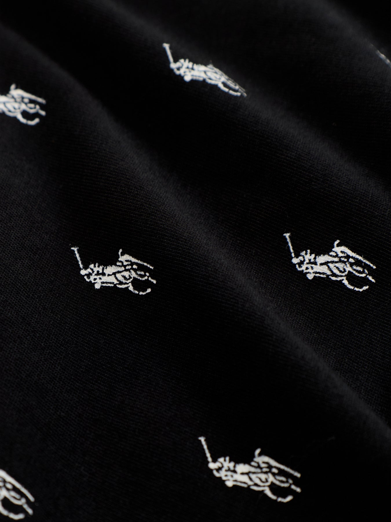 Short Sleeve Crew Sleep Top Black