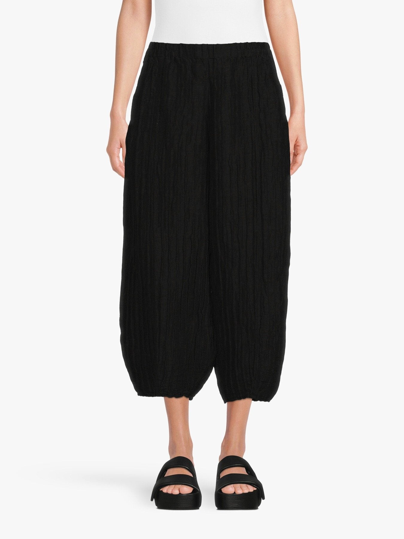 Silk Crinkle Trousers