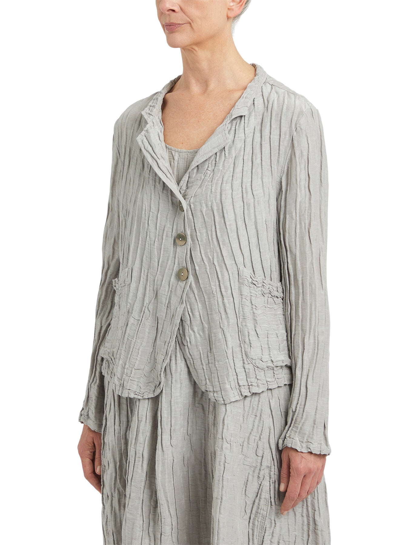 Silk Crinkle Jacket